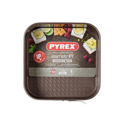 Форма квадратная разъемная Pyrex Asimetria 24x24 см AS24BSO