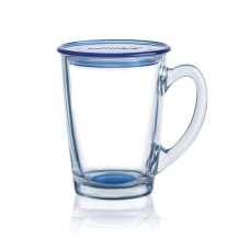Кружка Luminarc New morning Blue 320 мл с крышкой Q0311