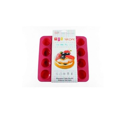 Форма силиконовая на 16 шт MysSilicone Macaron 00612