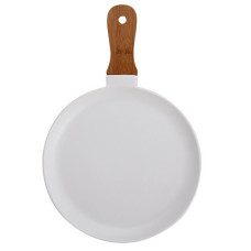 Блюдо из бамбук. ручкой 20 см 944-035