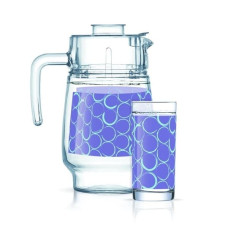 Набор для воды Luminarc Soffici Purple (кувшин 1,6л, стакан 270 мл-6 шт) 7 пр P0963