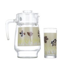 Набор для воды Luminarc Hevea Beige (кувшин 1,6л, стакан 270 мл-6 шт) 7 пр P4335