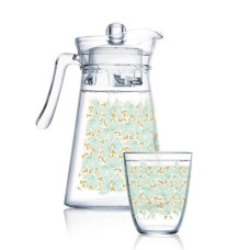 Набор для воды Luminarc Neo Perine Turquoise (кувшин 1,6л, стакан 270 мл-6 шт) 7 пр Q0554