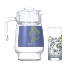 Набор для воды Luminarc Purple (кувшин 1,6л, стакан 270 мл-6 шт) 7 пр N5091