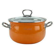 Кастрюля Gusto Premium эмаль 18 см 3,1 л Оранж GT-T-218-O
