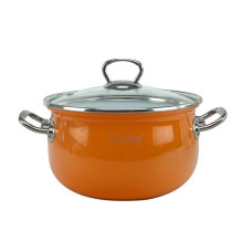 Кастрюля Gusto Premium эмаль 24 см 5,7 л Оранж GT-T-224-O