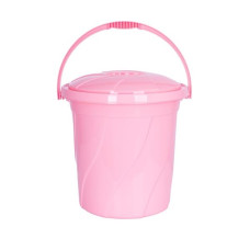 Ведро Violet House Pink 20 л с крышкой 0046 №5 PINK