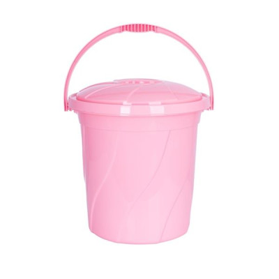 Ведро Violet House Pink 20 л с крышкой 0046 №5 PINK