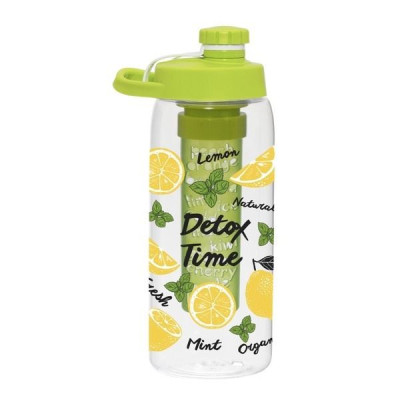 Бутылка для воды Herevin Lemon-Detox Twist 1,0 л з інфузером 161548-001