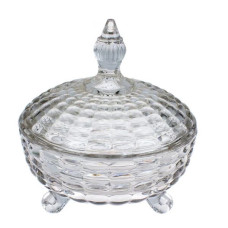 Фруктовница с крышкой Crystal 18 см Delphinus 83000175