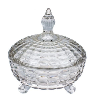 Фруктовница с крышкой Crystal 18 см Delphinus 83000175