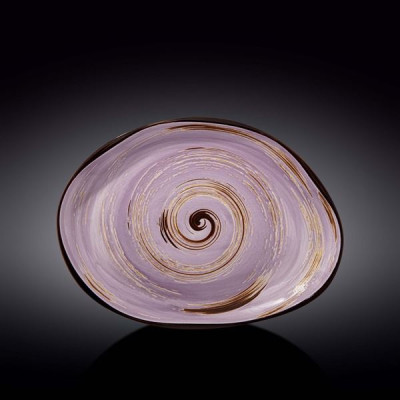Блюдо камень Wilmax Spiral Lavander 33x24,5 см WL-669742