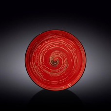 Тарелка с бортом Wilmax Spiral Red 23 см WL-669219 / A