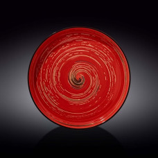 Тарелка с бортом Wilmax Spiral Red 28 см WL-669220 / A