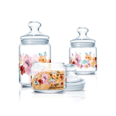 Набор банок Luminarc Florentina (0,5л,0,75л,1л) 3 пр P2336