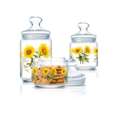 Набор банок Luminarc Sunshine (0,5л,0,75л,1л) 3 пр Q3974