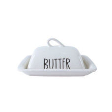 Масленка Limited Edition Butter 19,2 см белая JH4879-2
