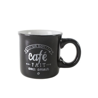 Кружка Limited Edition Small Cafe 150 мл черная JH6502-1