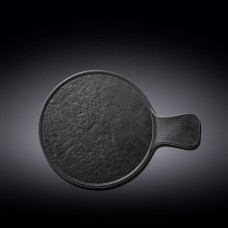 Блюдо круглое для подачи с ручкой Wilmax Slatestone Black 30,5х21,5 см WL-661137
