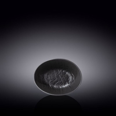 Блюдо овальное глубокое Wilmax Slatestone Black 13х10х6 см 180 мл WL-661118