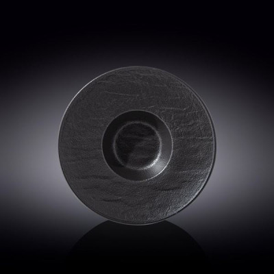 Тарелка глубокая Wilmax Slatestone Black 24 см 200 мл WL-661115