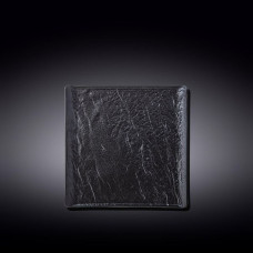 Тарелка квадратная Wilmax Slatestone Black 17х17 см WL-661105