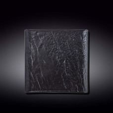 Тарелка квадратная Wilmax Slatestone Black 21,5х21,5 см WL-661106