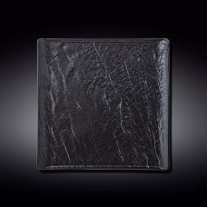 Тарелка квадратная Wilmax Slatestone Black 27х27 см WL-661107
