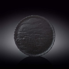 Тарелка круглая Wilmax Slatestone Black 25,5 см WL-661126