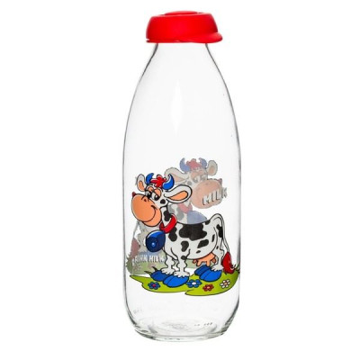 Бутылка для молока Herevin Milk red 1,0 л 111702-000