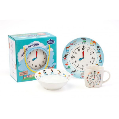 Набор для детей Milika Amusing Clock 3 пр M0690-KS-2006