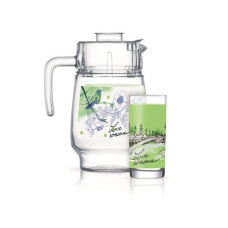 Набор для воды Luminarc LOVE ROMANCE GREEN 7 пр Q5668