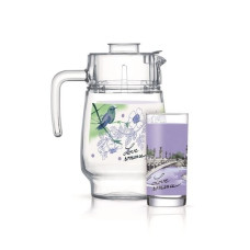 Набор для воды Luminarc LOVE ROMANCE PURPLE 7 пр Q5667