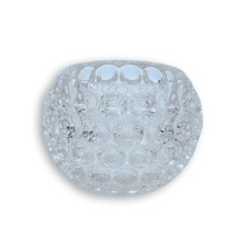 Подсвечник стеклянный Crystal 12x11,5 см Ador 83000035