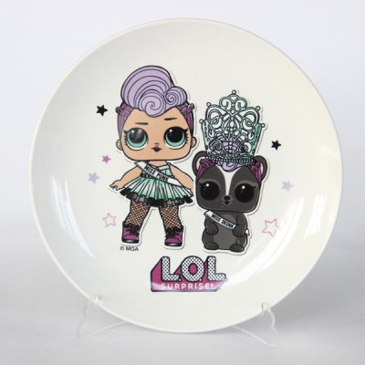 Тарелка фарфор 20,3 см LOL.Surprise! Miss Punk 75000979