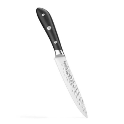 Нож универсальный Fissman HATTORI hammered 13 см 420J2 сталь 2532 F