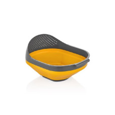 Дуршлаг Qlux 28x23x10 см пластик с силиконовыми ручками 00757 QL