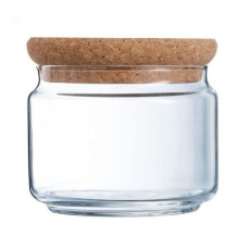 Банка для сыпучих Luminarc Cork 0,5 л P9619