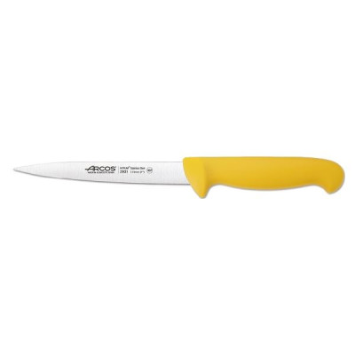 Нож для филе Arcos 2900 17 см желтый 293100