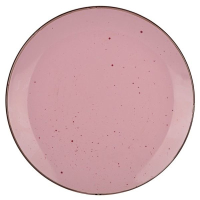 Тарелка обеденная Limited Edition Terra 26,7 см пудрово-розовая YF6007-1