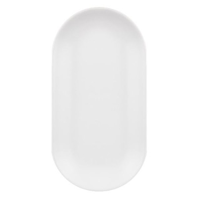 Блюдо овальное Ardesto 25x13 см Bagheria Bright white AR2925WGP
