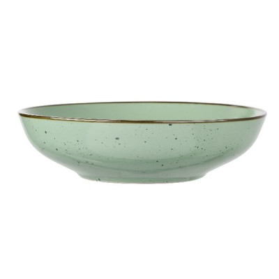 Тарелка суповая Ardesto 20 см Bagheria Pastel green AR2920GGC