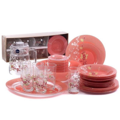 Сервиз столовый Luminarc Japanese Pink 46 пр Q0929