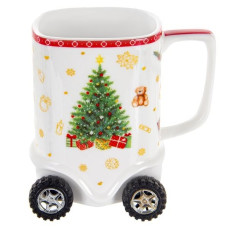 Кружка на колесах 375 мл Christmas delight 985-134