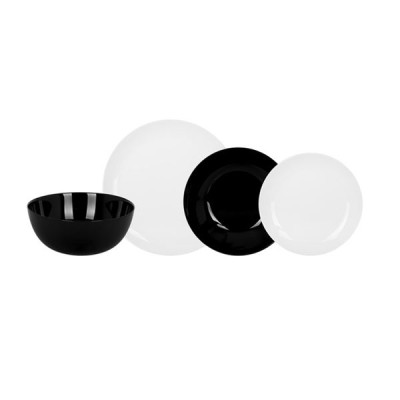 Сервиз столовый Luminarc Diwali Black & White 19 пр P4360