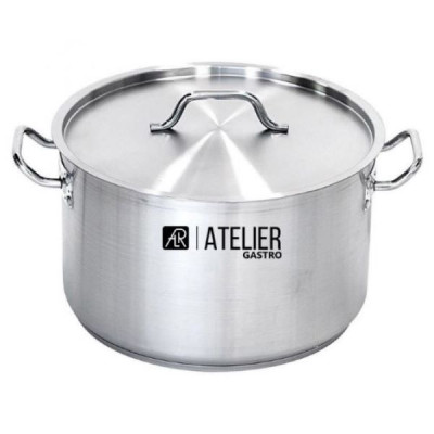 Кастрюля средняя с крышкой Atelier Gastro 11,1л d=28 см h=18 см 012281