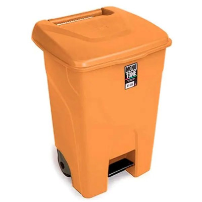 Бак для мусора Bora Plastik 80 л оранжевый BO992ORANGE