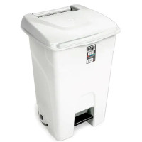 Бак для мусора Bora Plastik 80 л белый BO992WHITE