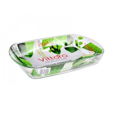 Форма стеклянная прямоугольная Vittora 2,6 л 35x22x5,5 см VT-6126