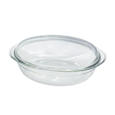 Форма керамическая круглая с крышкой Vittora 2,1л 23x20x10 см VT-6221